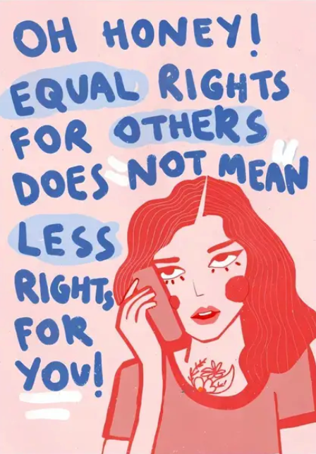 art poster for equal rights